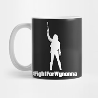 Fight For Wynonna Earp Silhouette - White Mug